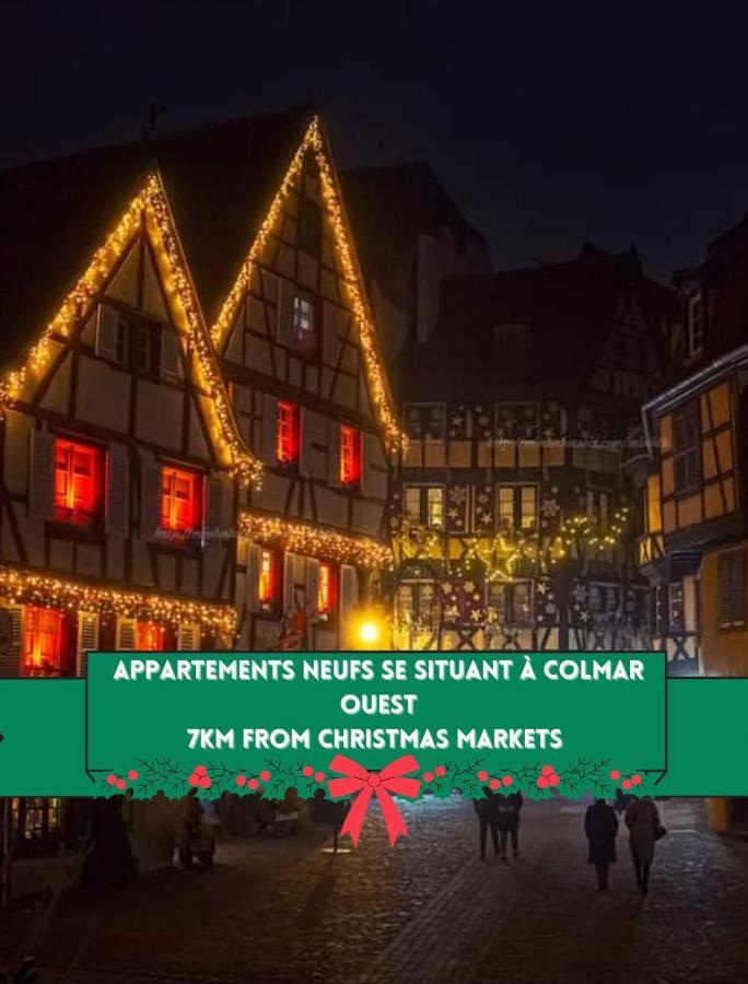 Coeur D'Alsace Colmar Vignobles Ouest Avec Terrasses Villa Wintzenheim Exterior photo